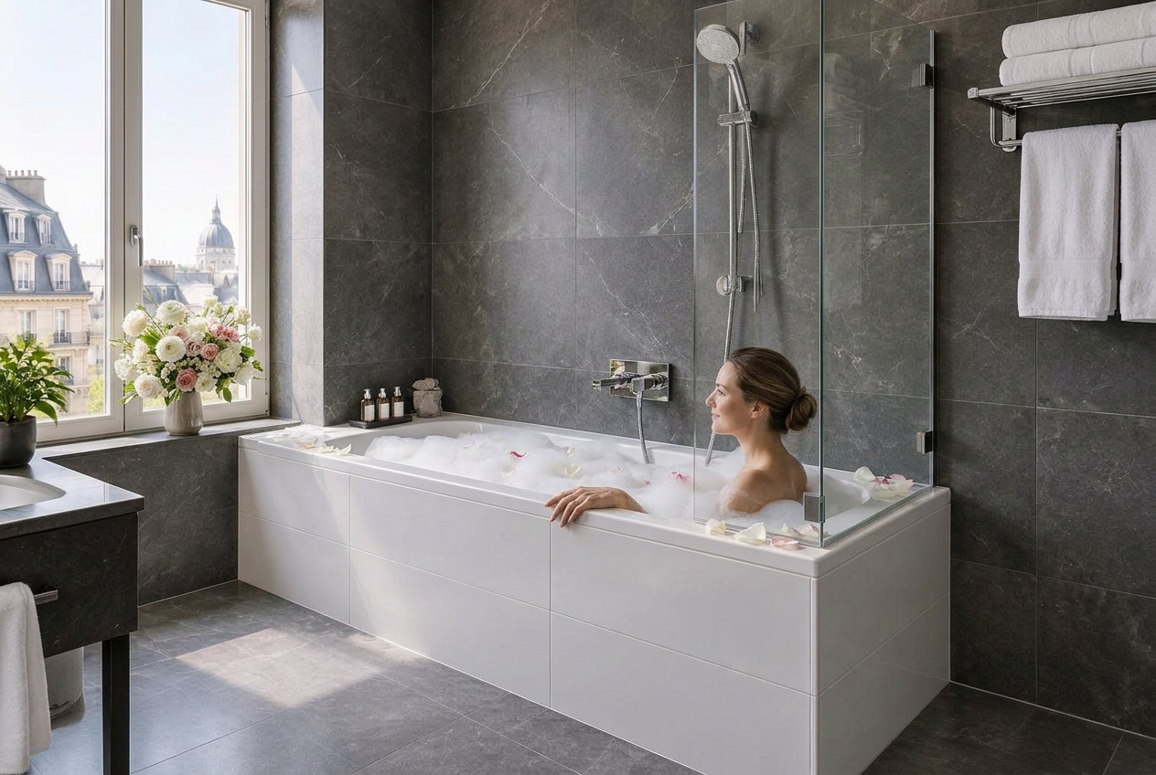 Flower bath · Wellness retreat